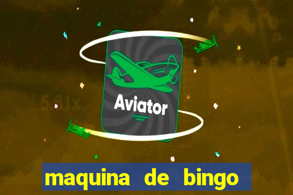 maquina de bingo show ball