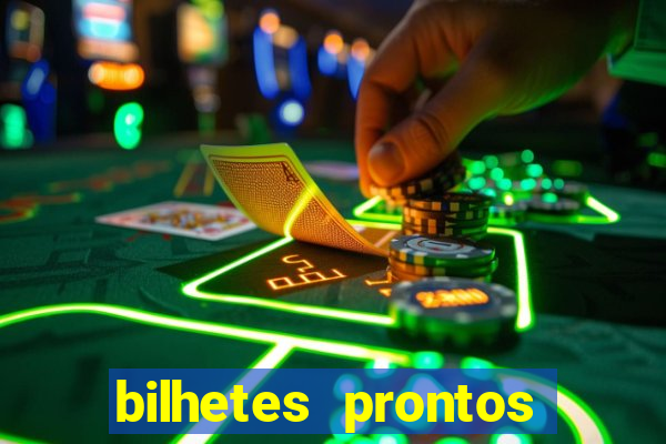 bilhetes prontos futebol hoje