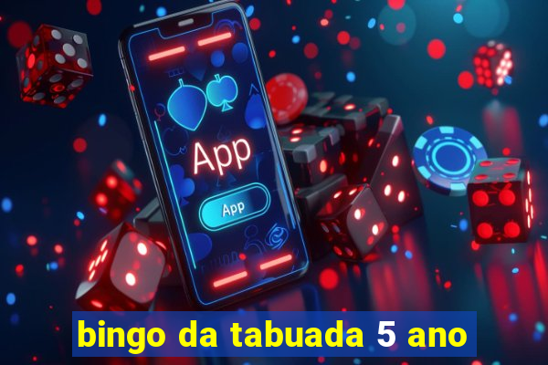 bingo da tabuada 5 ano