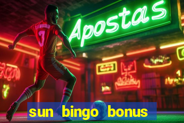 sun bingo bonus terms and conditions