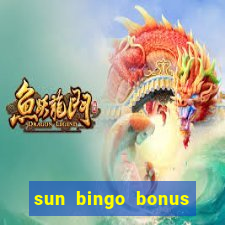 sun bingo bonus terms and conditions