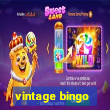 vintage bingo