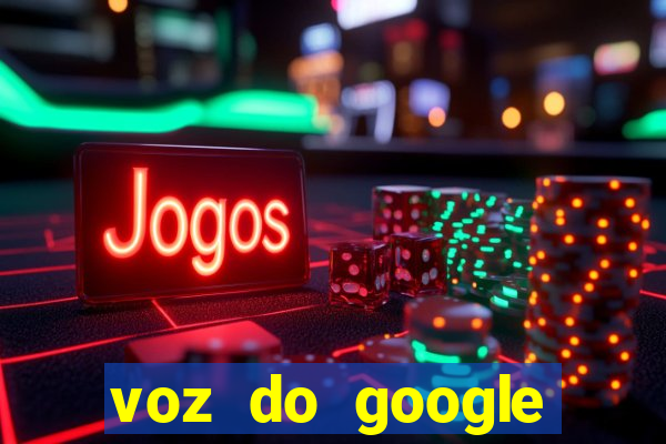 voz do google tradutor homem