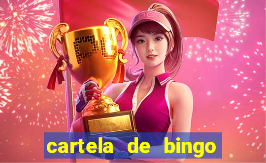 cartela de bingo para chá de bebê