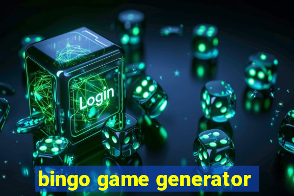 bingo game generator