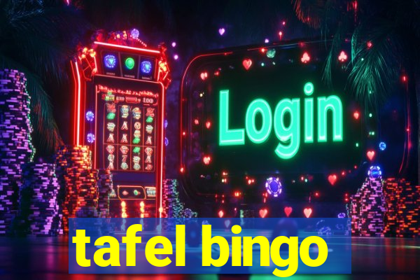 tafel bingo