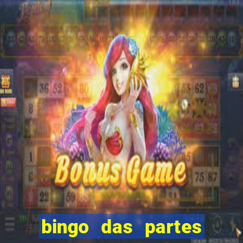 bingo das partes do corpo