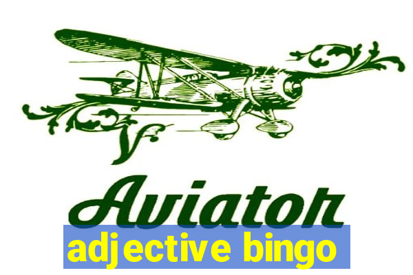 adjective bingo