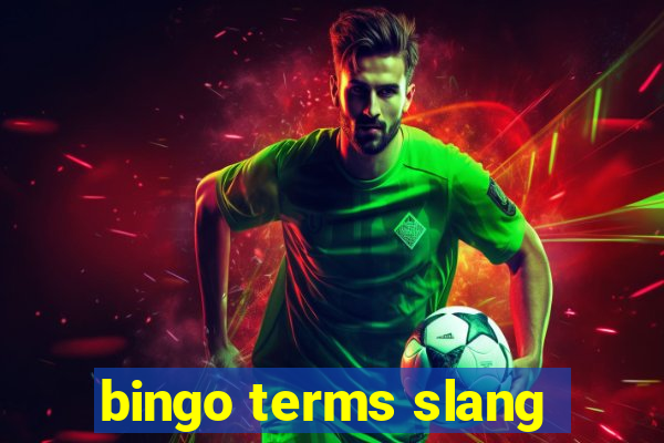 bingo terms slang