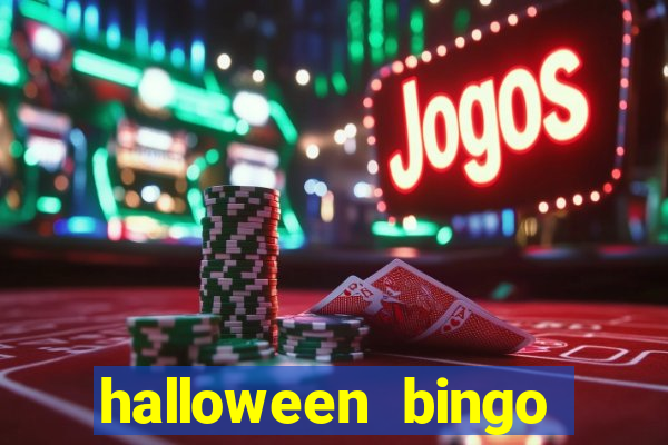 halloween bingo games for kids