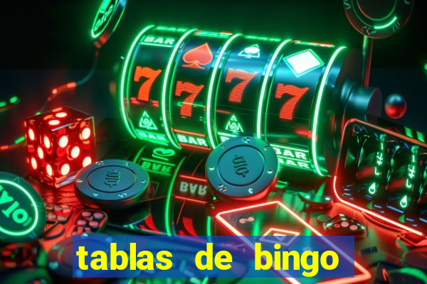 tablas de bingo para imprimir en excel