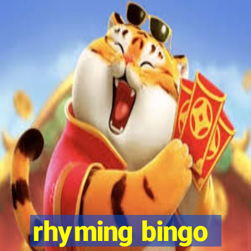 rhyming bingo