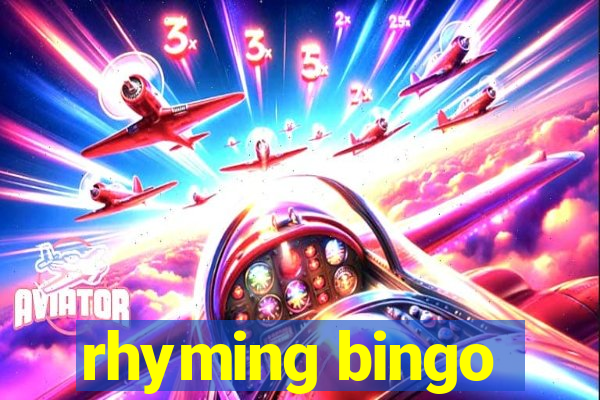 rhyming bingo