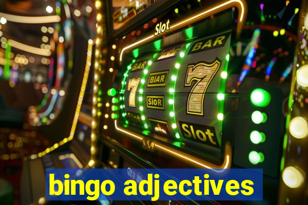 bingo adjectives