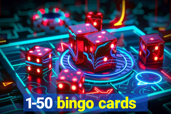 1-50 bingo cards