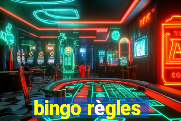 bingo règles