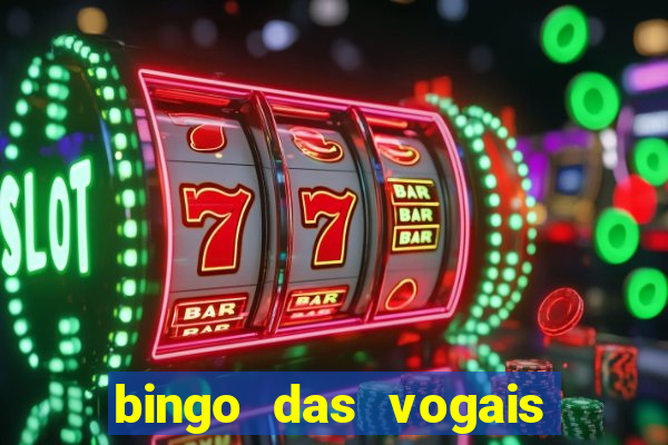 bingo das vogais colorido para imprimir