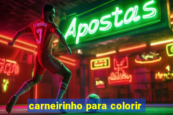 carneirinho para colorir