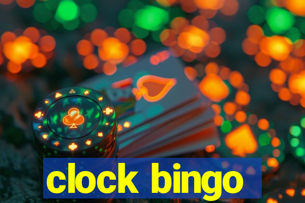 clock bingo