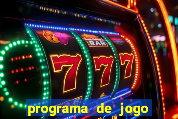 programa de jogo de futebol