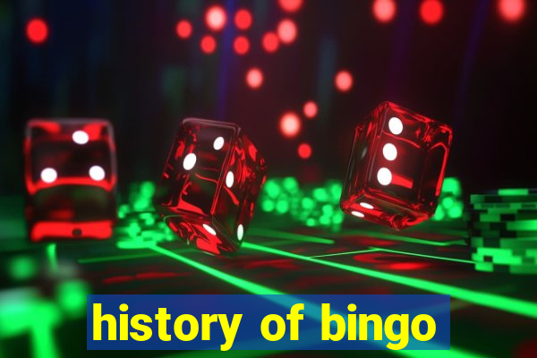 history of bingo