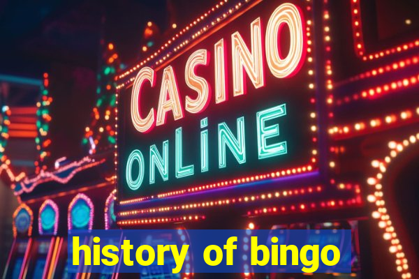 history of bingo