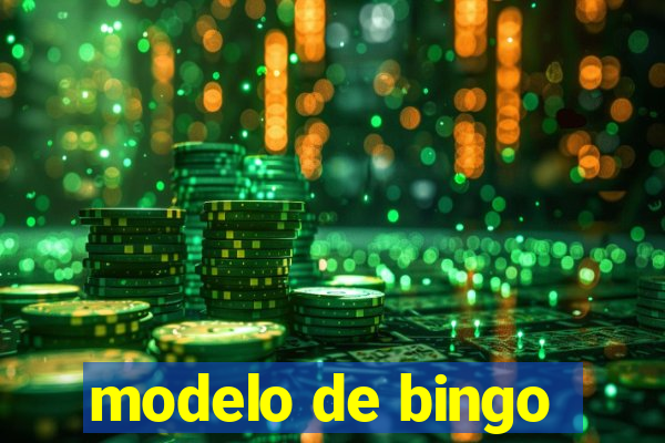 modelo de bingo