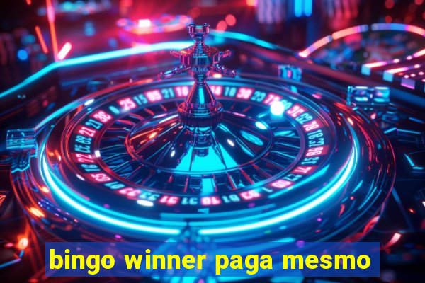 bingo winner paga mesmo