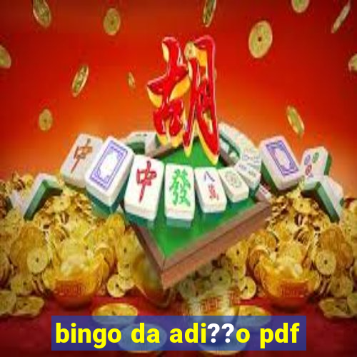 bingo da adi??o pdf