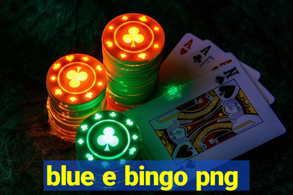 blue e bingo png