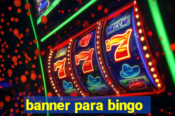 banner para bingo