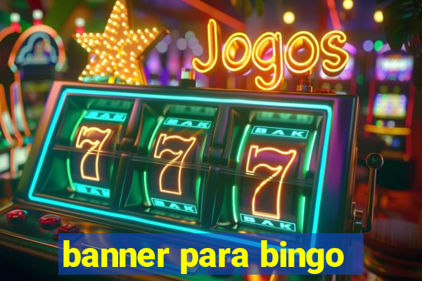 banner para bingo