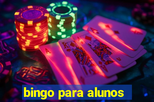 bingo para alunos