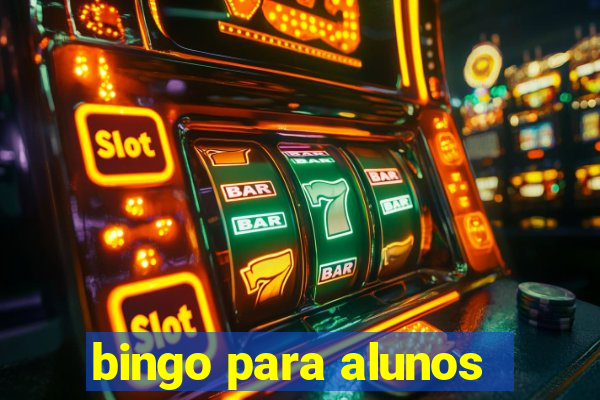 bingo para alunos