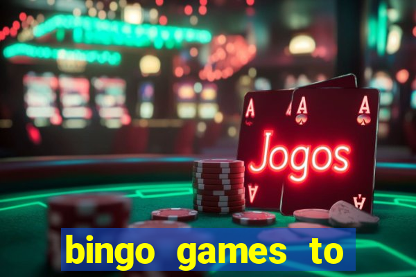 bingo games to play at home