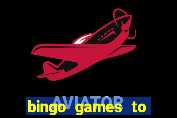 bingo games to play at home