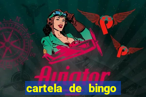 cartela de bingo para educa??o infantil