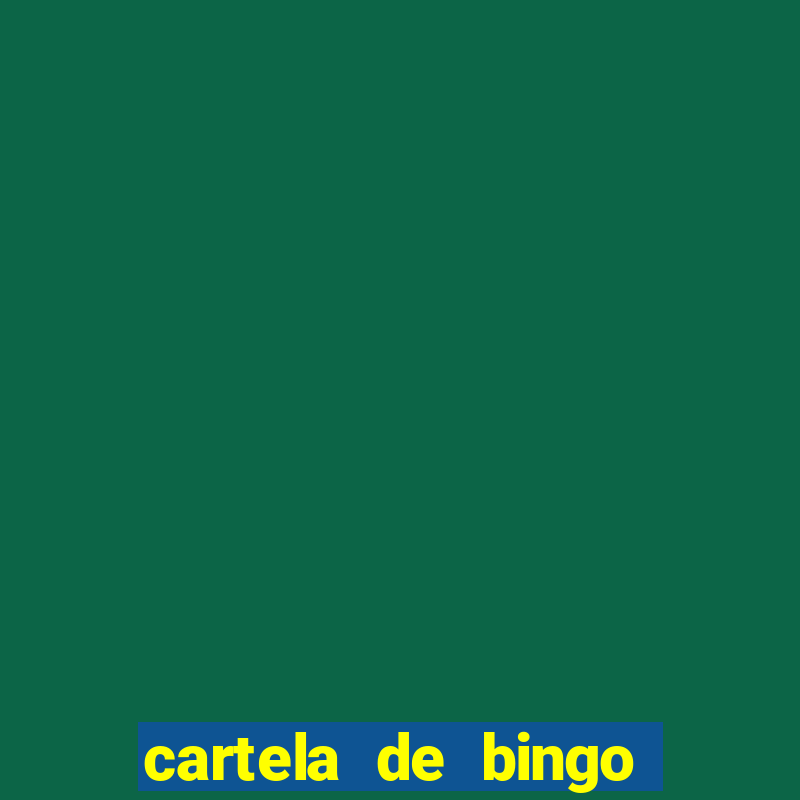 cartela de bingo para educa??o infantil