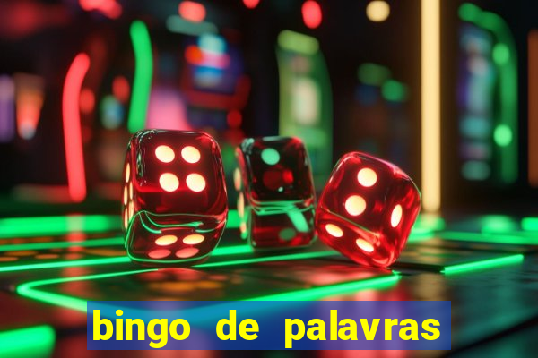 bingo de palavras para o 4 ano