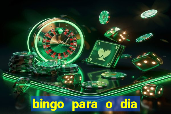 bingo para o dia do estudante