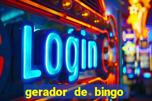 gerador de bingo de palavras