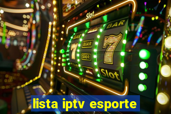 lista iptv esporte