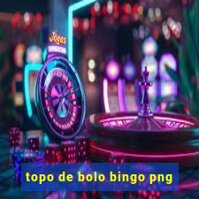 topo de bolo bingo png