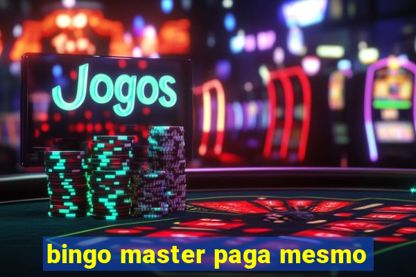 bingo master paga mesmo