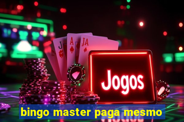 bingo master paga mesmo