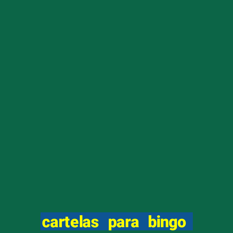 cartelas para bingo da multiplica??o