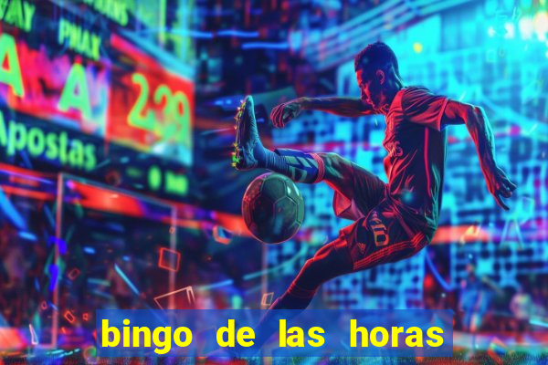 bingo de las horas para imprimir