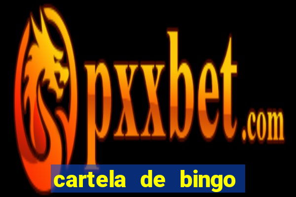 cartela de bingo ate 50