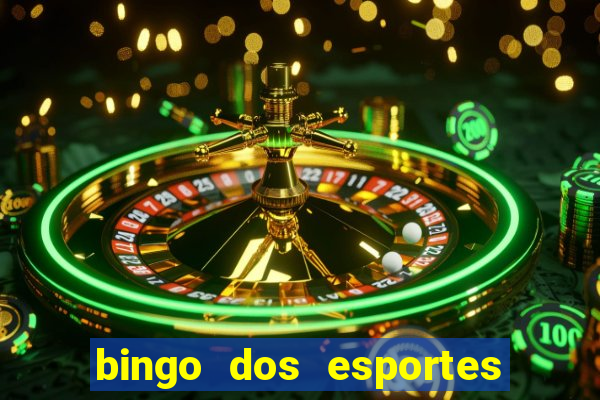 bingo dos esportes para imprimir