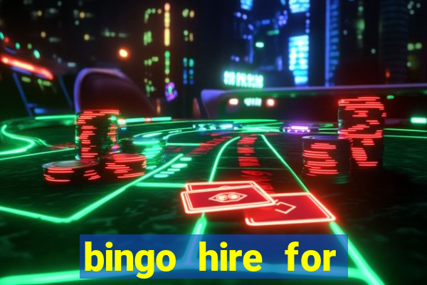 bingo hire for parties leigh